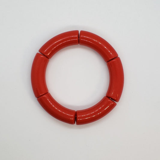 Scarlet - Chunky Bamboo Bangle