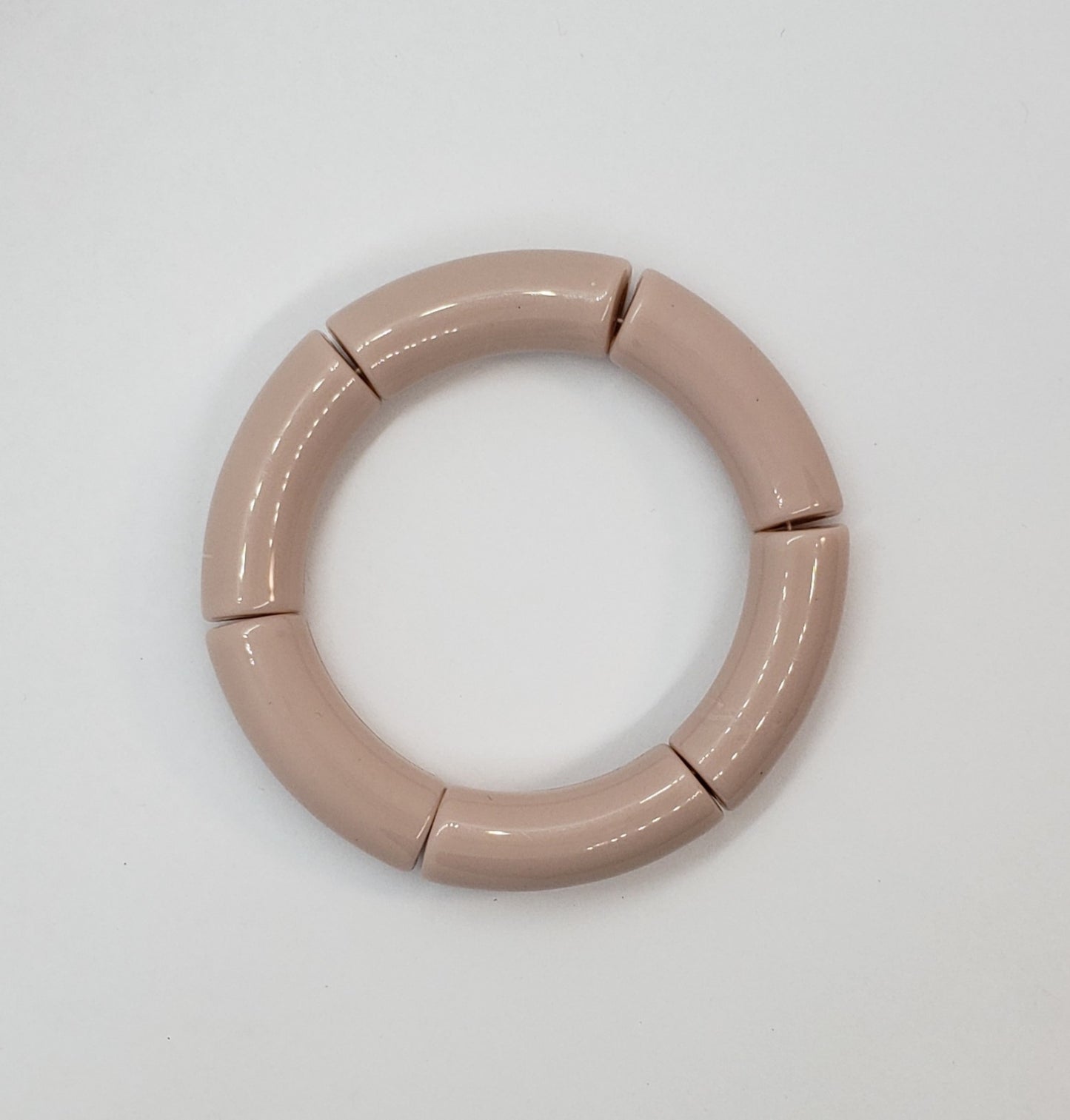 Blush - Chunky Bamboo Bangle