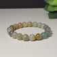 Blue Calcite 8mm Gemstone Bracelet - For Dream Recall & Protection