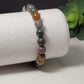 Indian Agate 8mm Gemstone Bracelet - For gratitude and enthusiasm