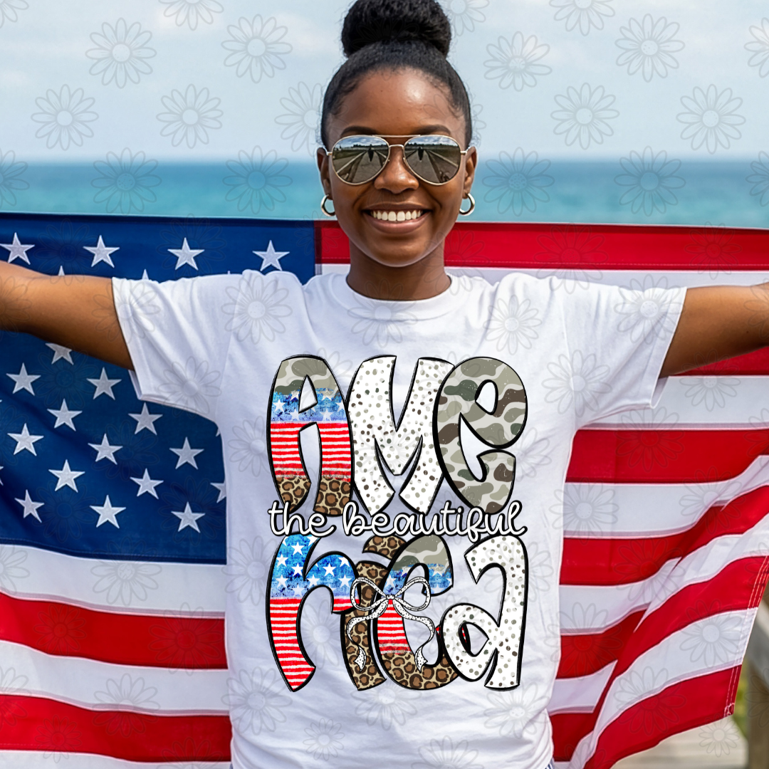 America the Beautiful - White