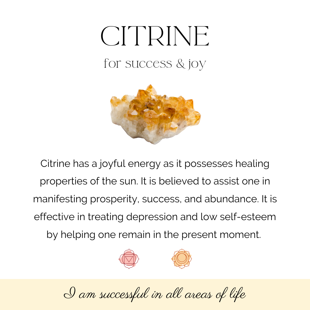 Citrine Faceted 8mm Gemstone Bracelet - For success & joy