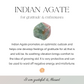 Indian Agate 8mm Gemstone Bracelet - For gratitude and enthusiasm