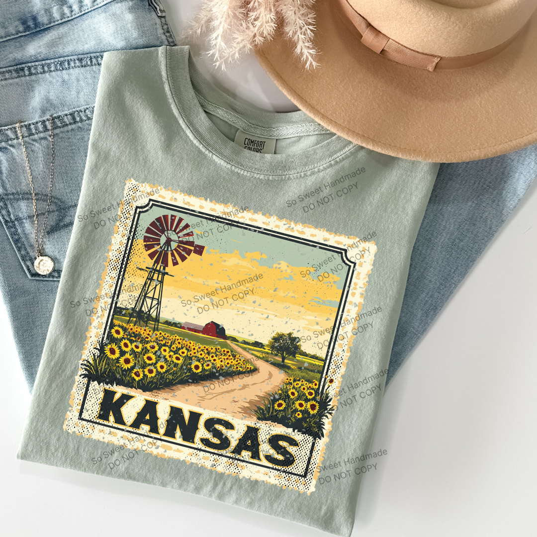 Vintage State Stamps