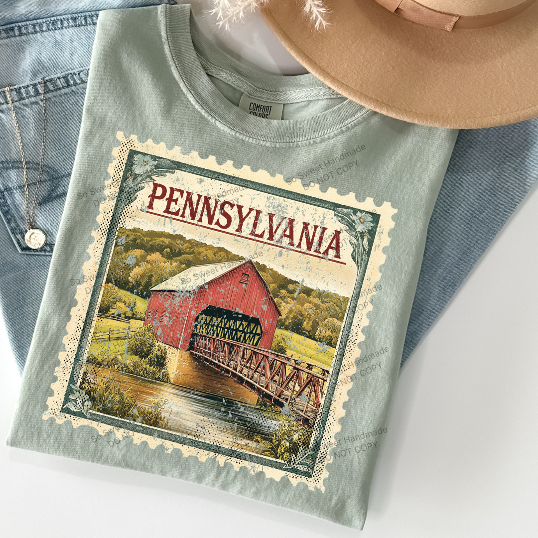 Vintage State Stamps
